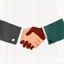 Main et poignée de main pour Experts de Confiance