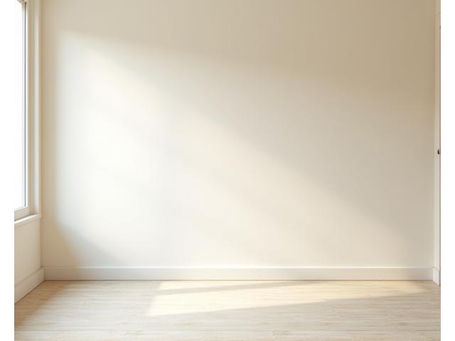 Pièce vide et propre prête pour un emménagement ou déménagement